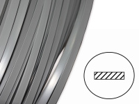 Сварочный пруток PC/PBTP (Xenoy) серый (плоский 8х2 мм) LEISTER